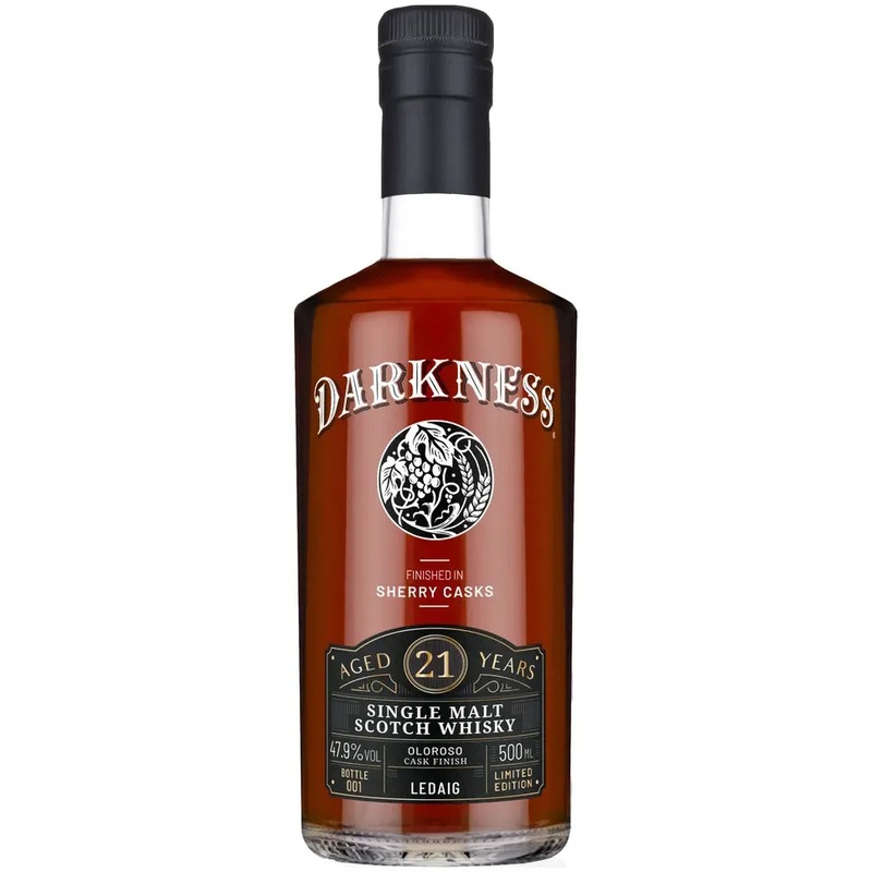 Darkness Ledaig 21 Year Oloroso Single Malt Scotch Whisky 500ml