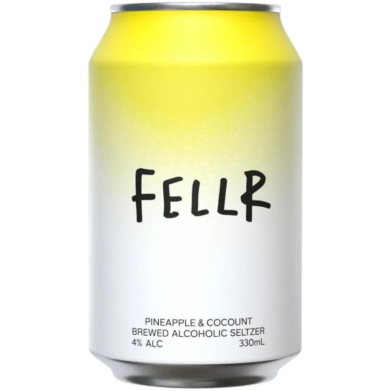 Fellr Pineapple & Coconut Hard Seltzer 330ml