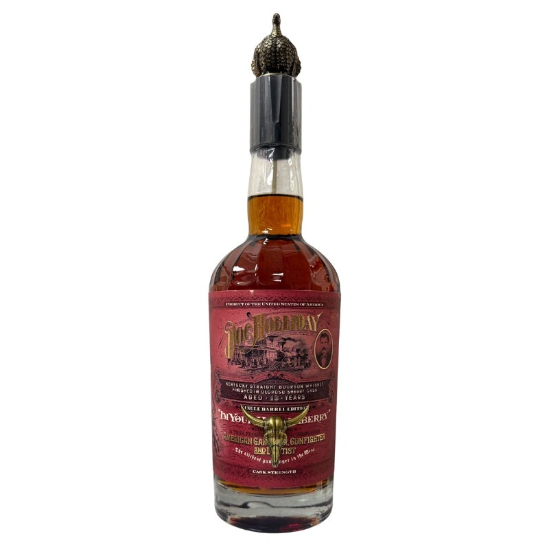 Doc Holliday 13 Year Single Barrel Sherry Cask Finish Bourbon w/ Turkey Topper