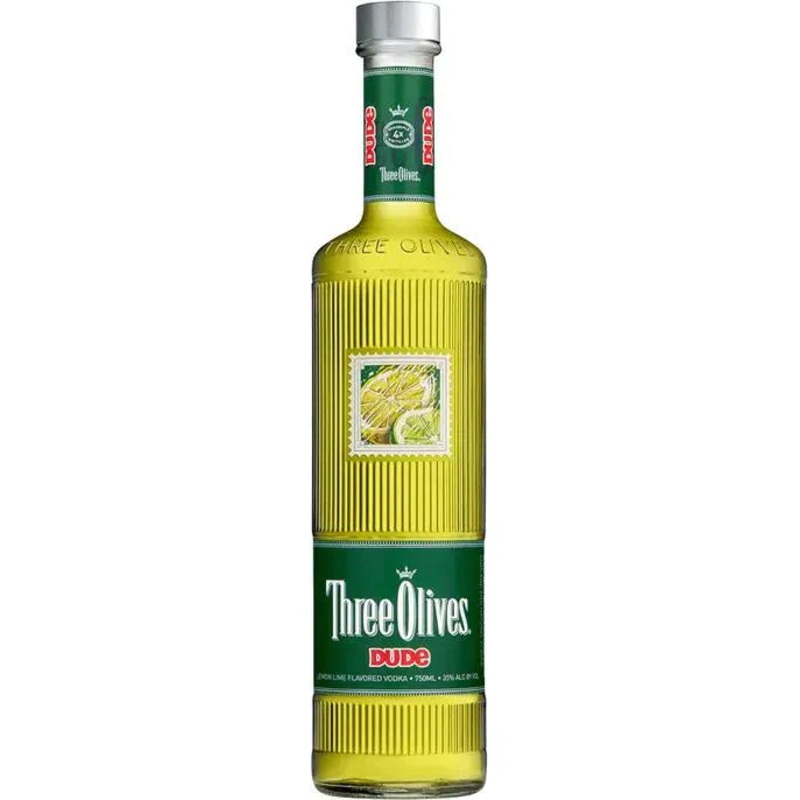 Three Olives Dude Lemon Lime Vodka 750mL