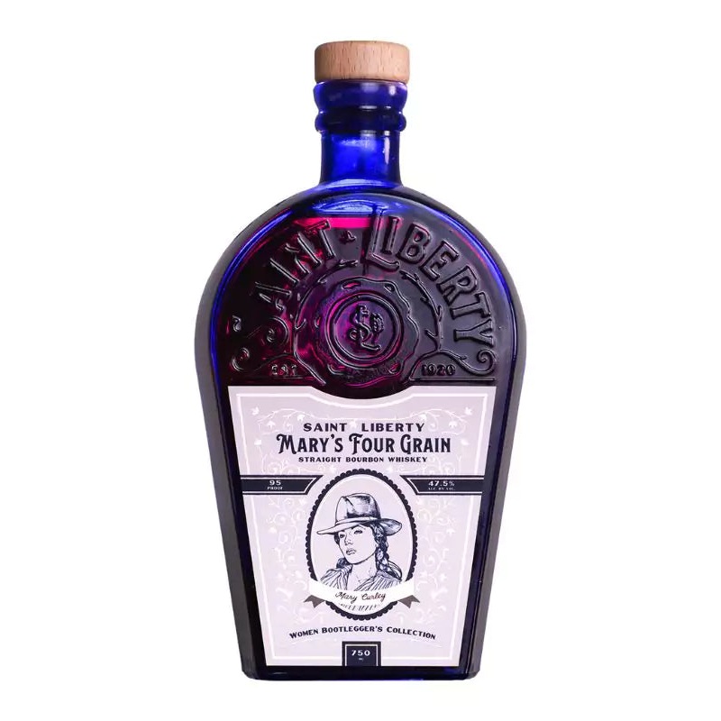 Saint Liberty Marys Four-Grain Women’s Bootlegger Collection Straight Bourbon Whiskey 750mL