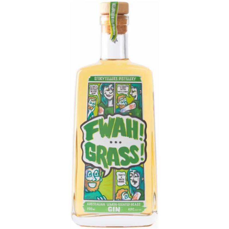 Storytellers Distillery Fwah Grass Australian Lemon Scented Grass Gin 500ml