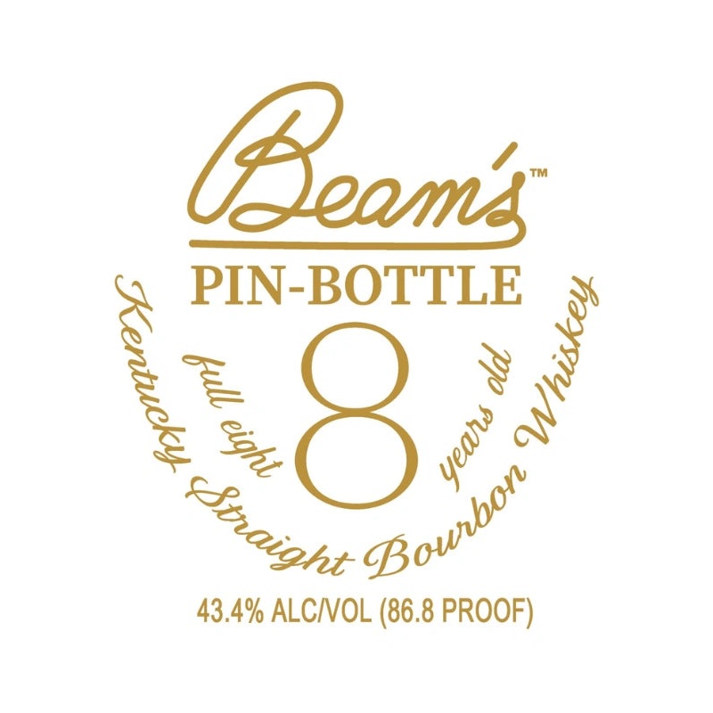 Beam’s 8 Year Old Pin-Bottle Straight Bourbon 750mL