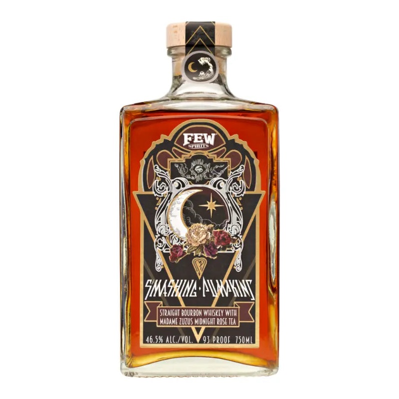 FEW Bourbon Whiskey X Smashing Pumpkins Madame Zuzus Midnight Rose Tea 750mL
