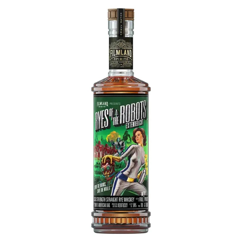 Filmland Spirits Ryes of the Robots Cask Strength Straight Rye Whiskey 750mL