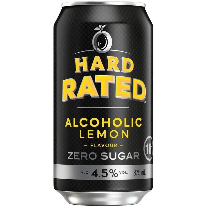 Hard Rated Lemon Zero Sugar 24 Pack 375ml