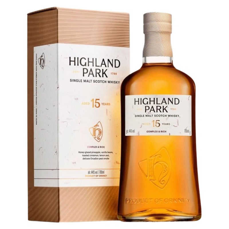 Highland Park 15 Year Single Malt Scotch Whisky 750mL