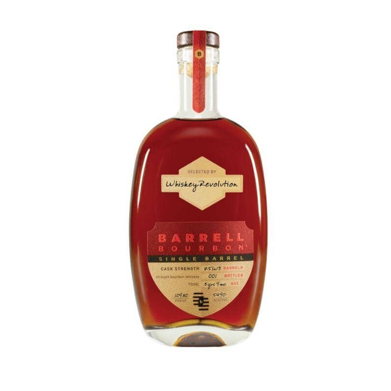 Barrell Craft Spirits Single Barrel Bourbon Selected By Whiskey Revolution 109.8 Proof 750mL