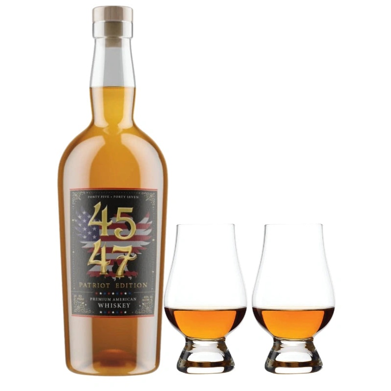 4547 American Whiskey Patriot Edition w/ 2 Glencairn Glasses