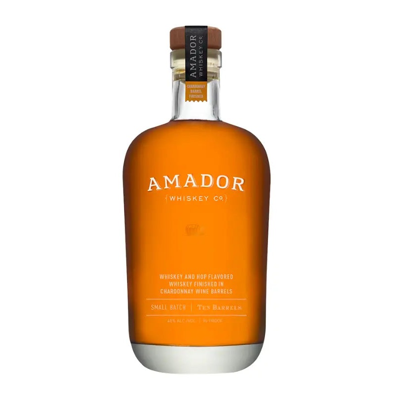Amador Whisey Co Chardonnay Barrel Finish Hop Whiskey 750mL