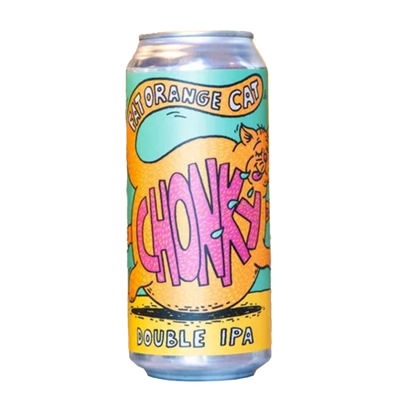 Fat Orange Cat Chonkey DIPA 4pk Can