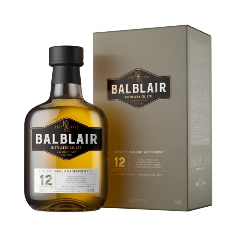 Balblair 12 Year Highland Single Malt Scotch Whiskey 750mL