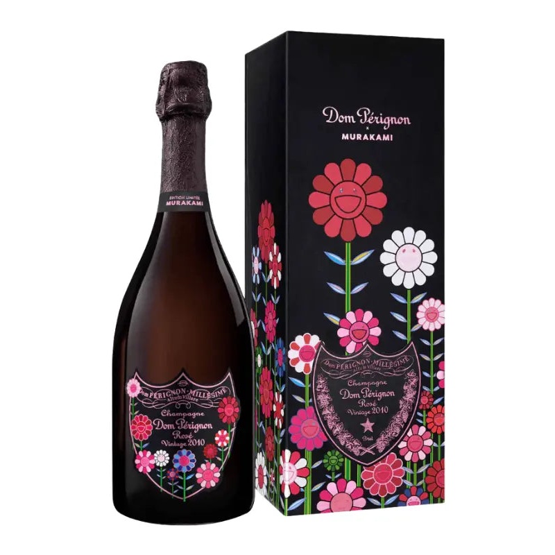 Dom Prignon Limited Edition Takashi Murakami Ros 2010 750mL
