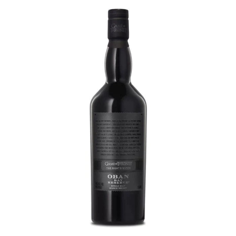 Oban Bay Reserve Scotch Game of Thrones The Night’s Watch