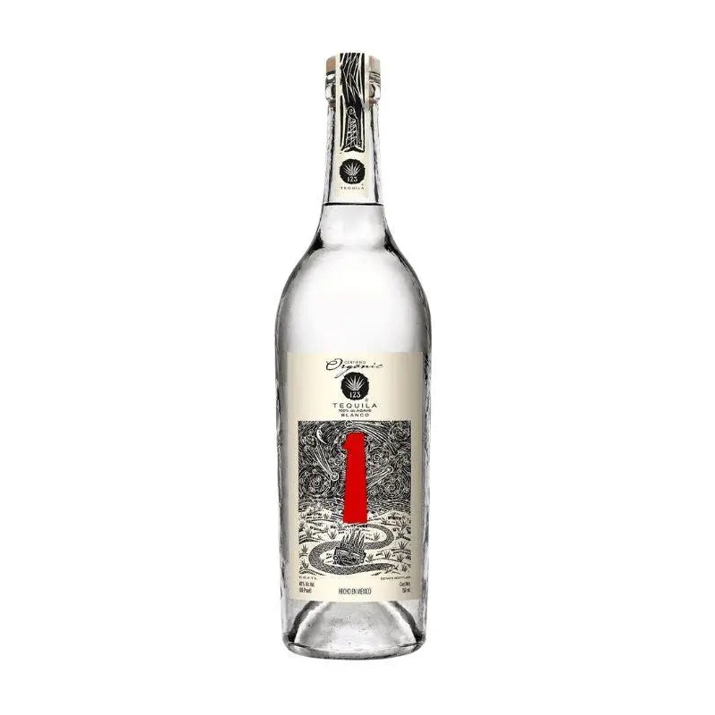 123 Organic Uno Blanco Tequila 750mL