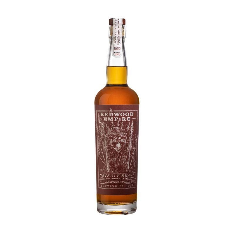 Redwood Empire Grizzly Beast Bottled In Bond Bourbon 5 Year Batch 2 750mL