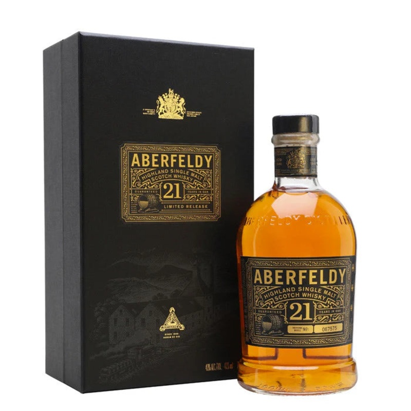 ABERFELDY 21YR SINGLE MALT SCOTCH WHISKY 750ML @ Emerald Hills [1016173]