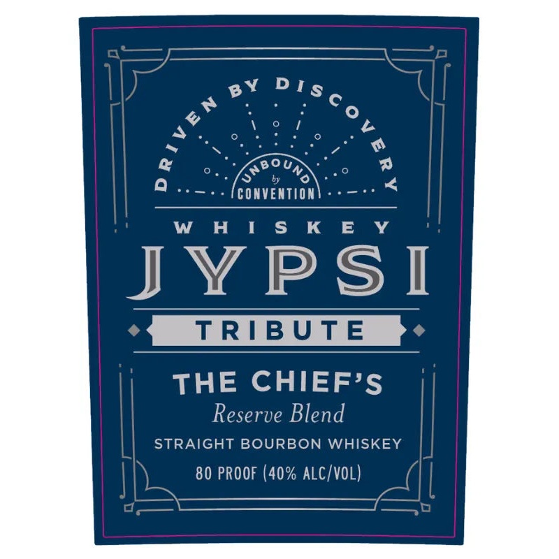 Whiskey JYPSI Tribute The Chief’s Reserve Blend Bourbon by Eric Church 750mL