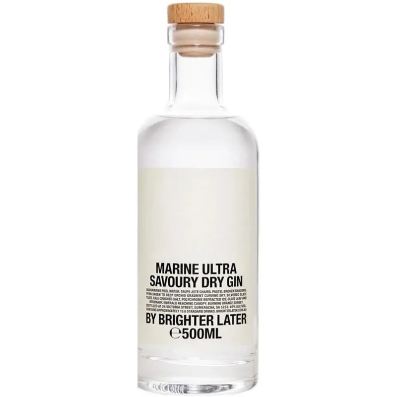Brighter Later Marine Ultra Savoury Dry Gin 500ml