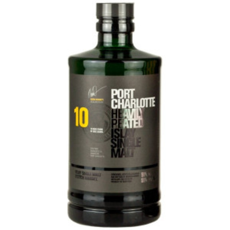Bruichladdich Port Charlotte 10 Year Old Islay Single Malt Scotch 750ml