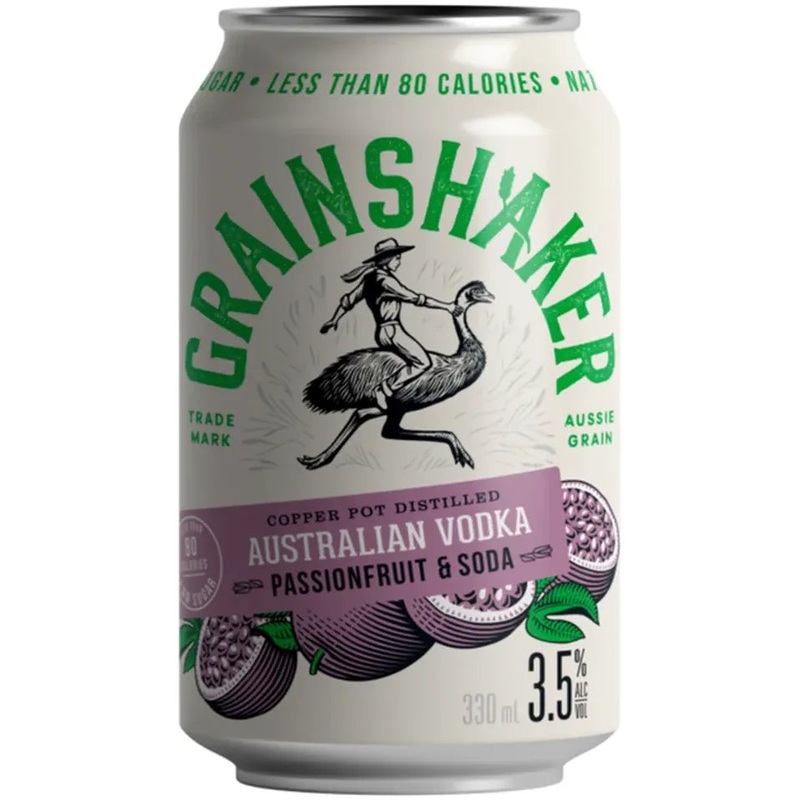 Grainshaker Passionfruit & Soda 3.5% 330ml
