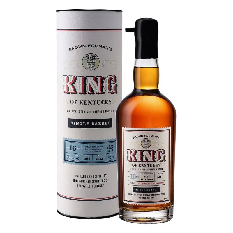 Brown Forman’s King Of Kentucky 16 Year Old Bourbon 2024 Release Single Barrel #45 133.7 Proof