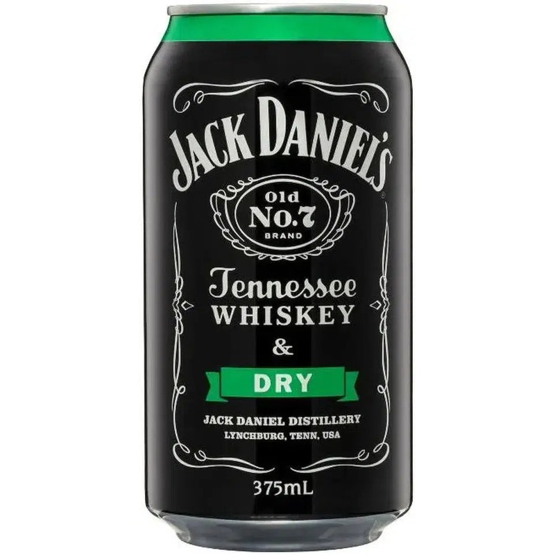 Jack Daniel’s Tennessee Whiskey & Dry 375ml
