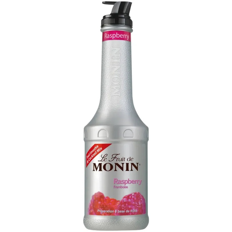 Monin Raspberry Puree 1L|Each|Case (4)