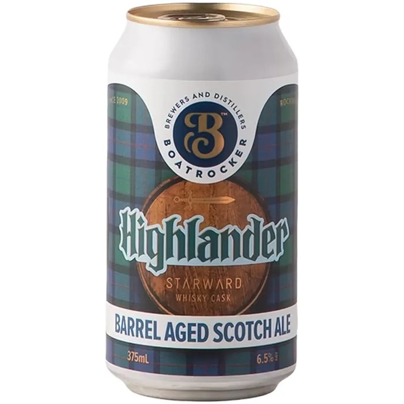 Boatrocker Highlander Barrel Aged Scotch Ale 375ml