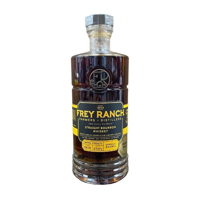 Frey Ranch Barrel Strength Single Barrel Bourbon Whiskey 134.14 Proof