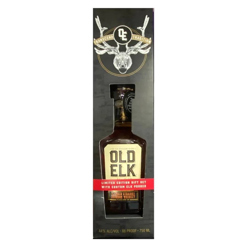 Old Elk Bourbon Gift Set W/ Elk Pourer