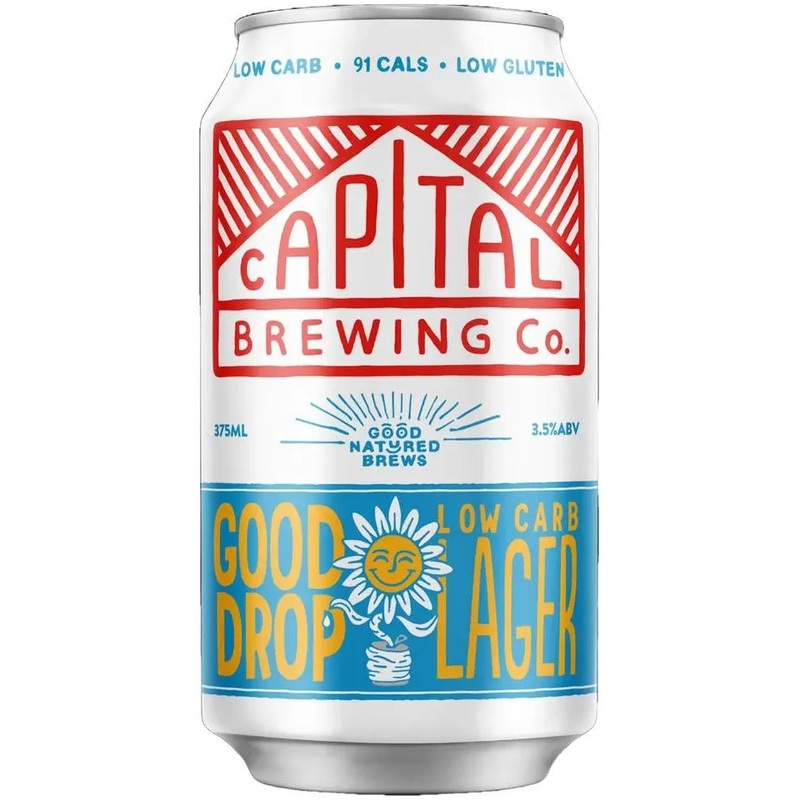 Capital Brewing Co Good Drop Low Carb Lager 375ml
