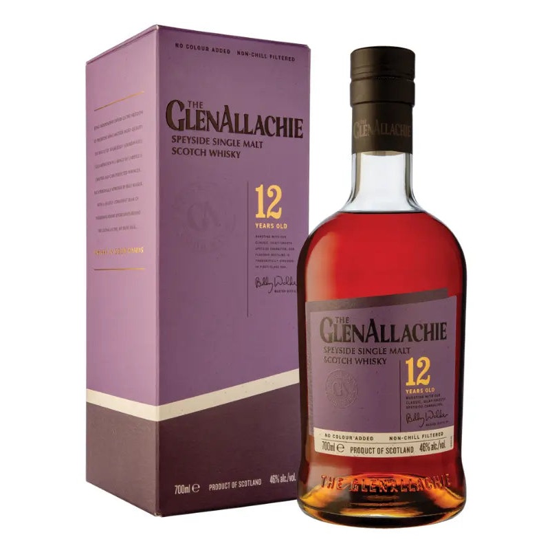 The GlenAllachie 12 Year Single Malt Scotch Whisky 700mL