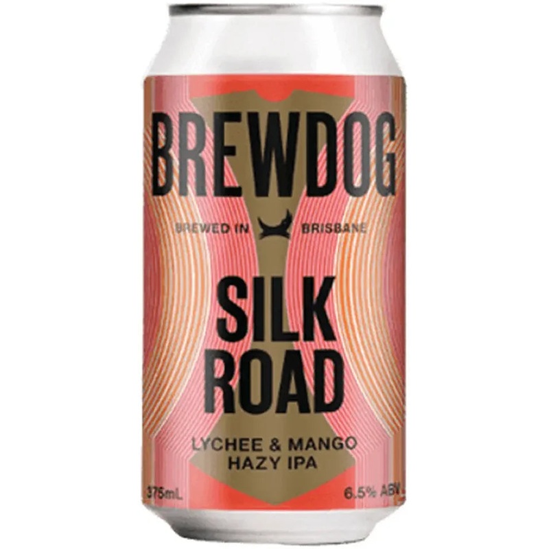 BrewDog Silk Road Lychee Mango Hazy IPA Cans 375ml