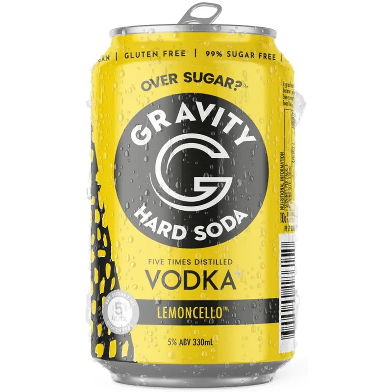 Gravity Seltzer Co. Lemoncello Vodka Soda 330ml