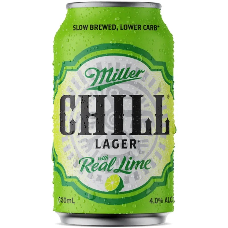 Miller Chill Lime Can 330ml|Case (24)
