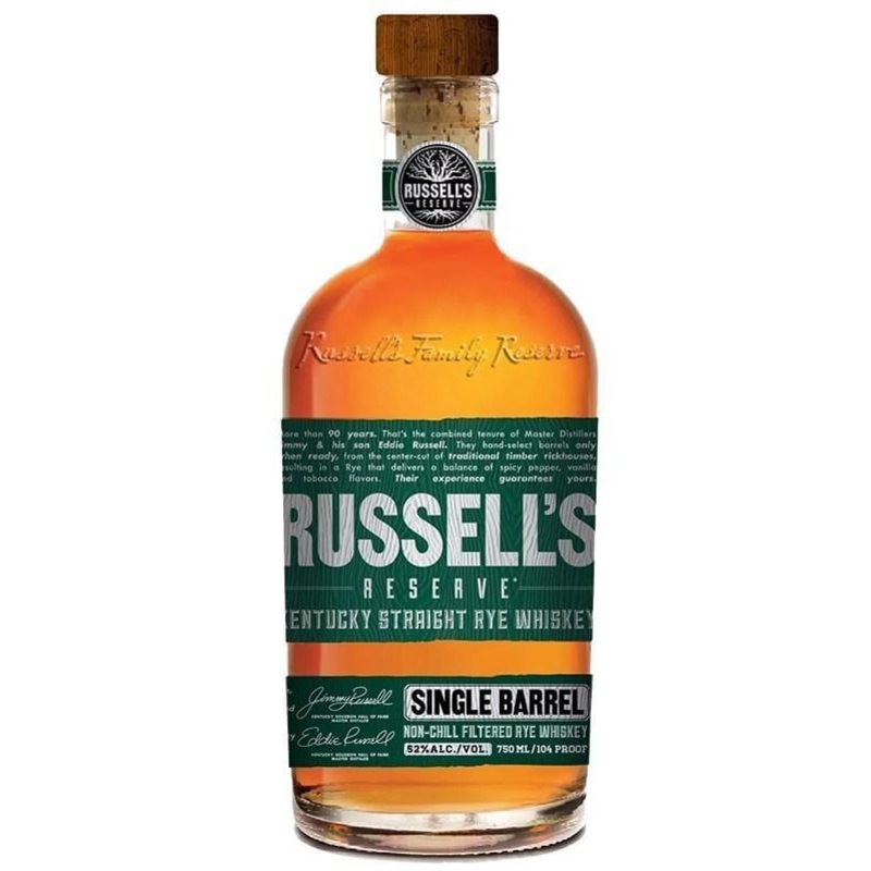 Russell’s Reserve Single Barrel Rye 750mL
