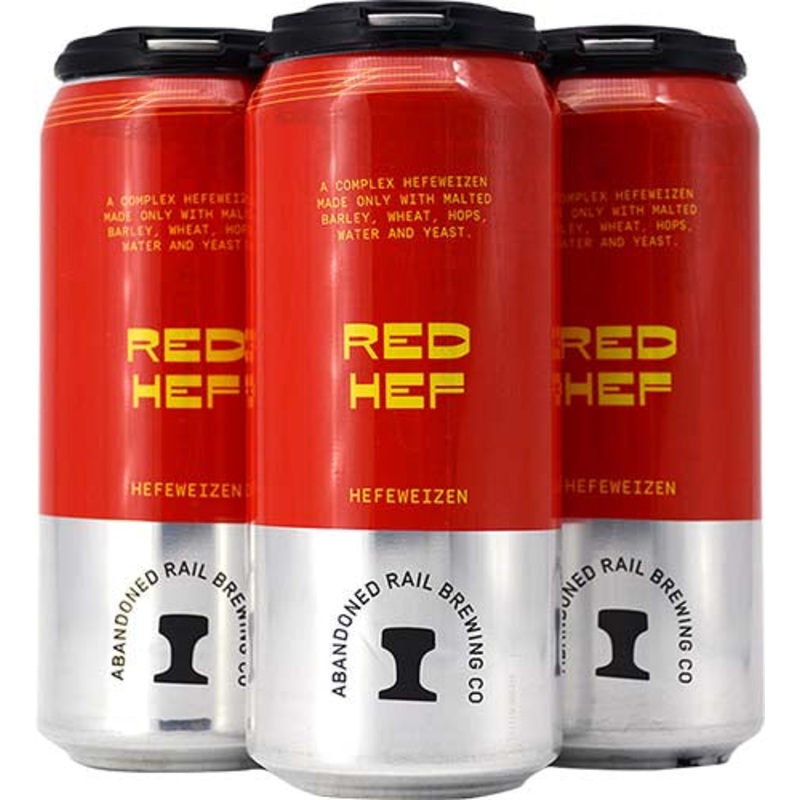 ABANDONED RAIL RED HEF HEFEWEIZEN 473ML 4PK CAN @ Kelowna [1057177]