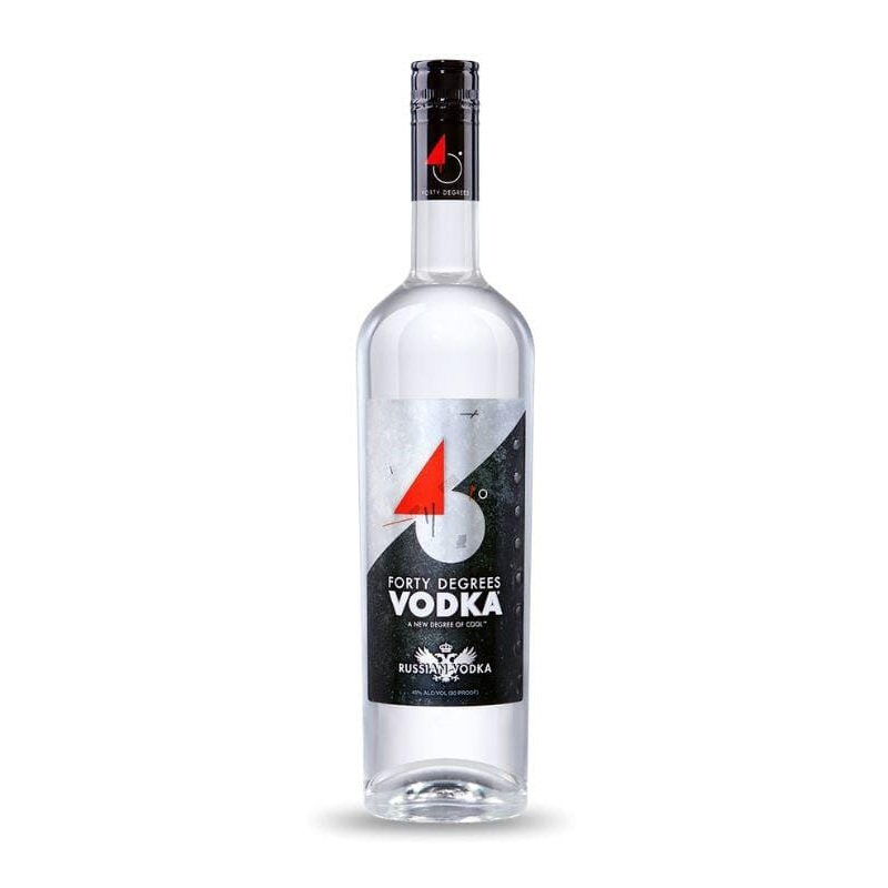 Forty Degrees Vodka 750mL
