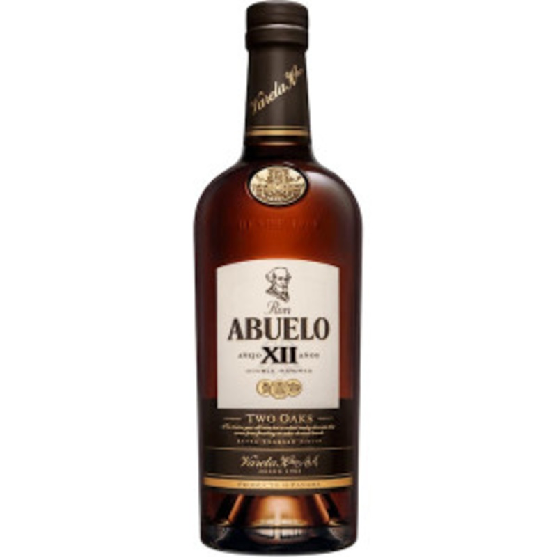 Ron Abuelo 12 Year Old Two Oaks Anejo Rum 750ml