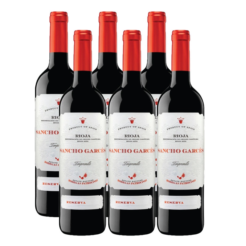 Sancho Garces Rioja Reserva Tempranillo – 6 Bottle Case