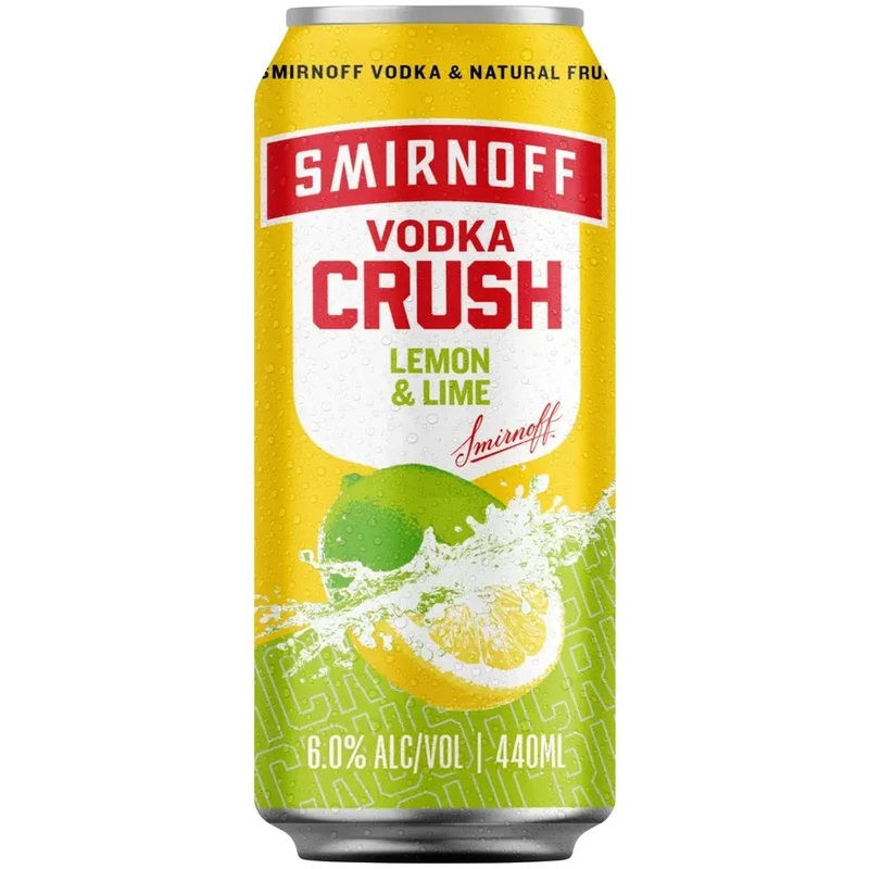 Smirnoff Crush Lemon & Lime 440ml