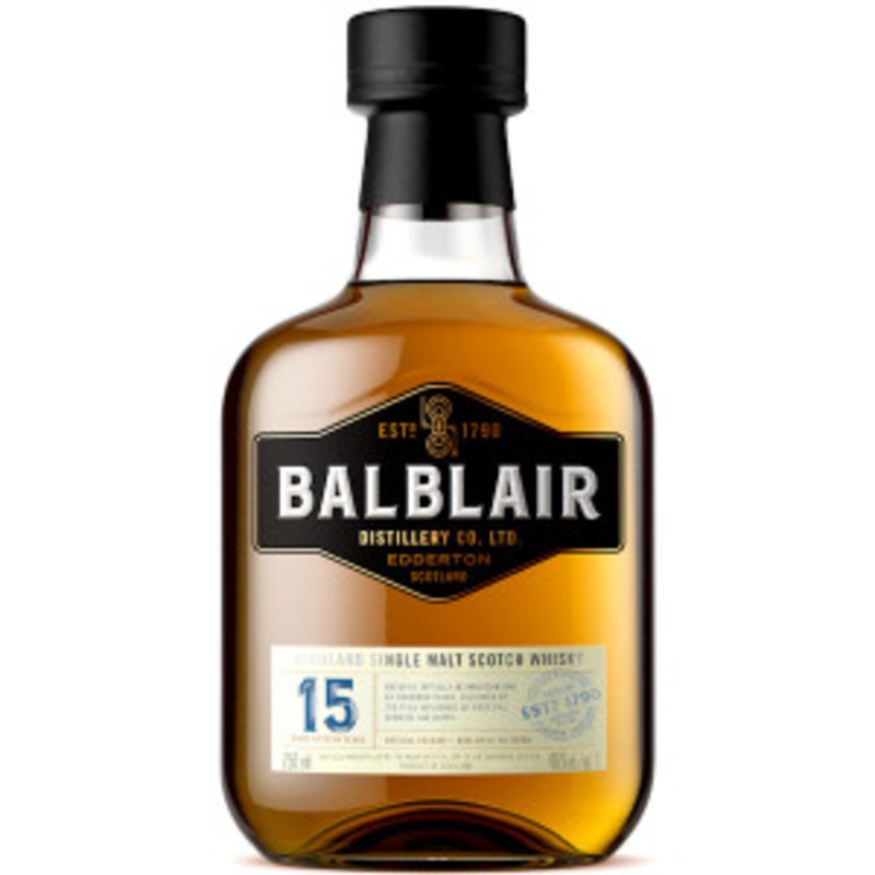 Balblair 15 Year Old Highland Single Malt Scotch 750ml