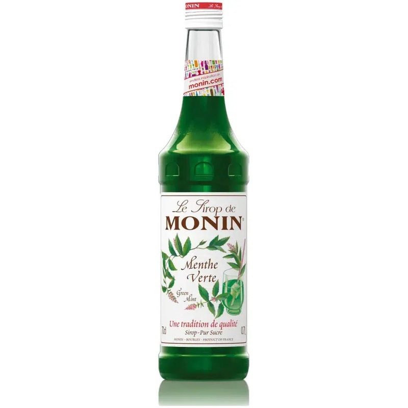 Monin Green Mint Syrup 700ml|Each|Case (6)