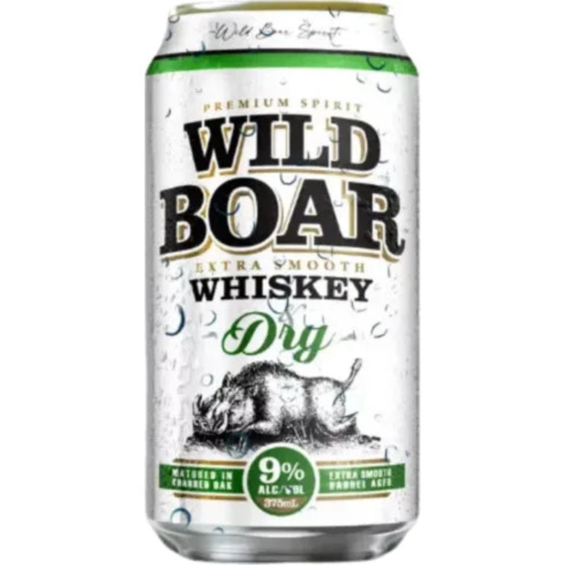Wild Boar Whiskey & Dry 9% 375ml