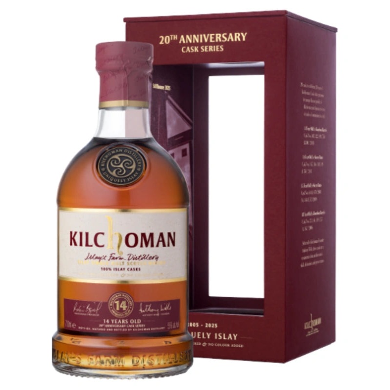 Kilchoman 14 Year Ex-Sherry Butts Scotch Whisky 20th Anniversary Cask Series