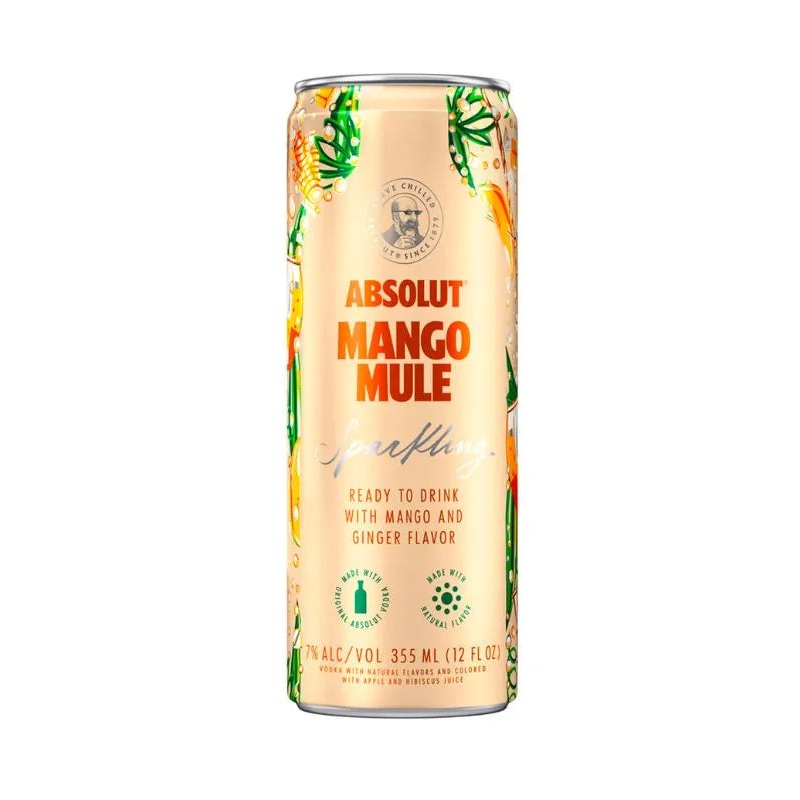 Absolut Ready To Drink Mango Mule 4 Pack Cans