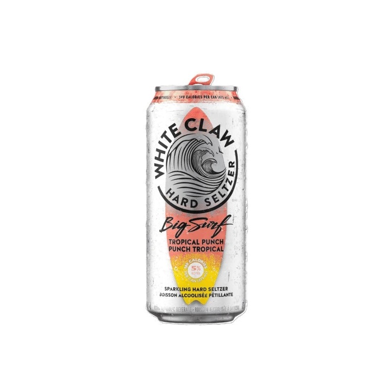 WHITE CLAW HARD SELTZER BIG SURF TROPICAL PUNCH 473ML CAN @ Deerfoot City [1056596]