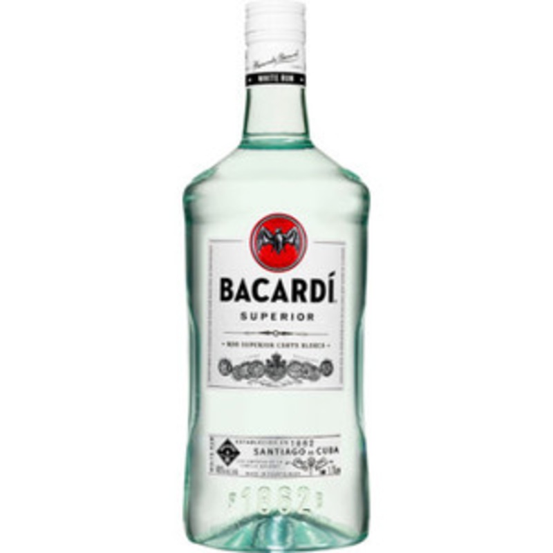 Bacardi Superior Rum Puerto Rico 1.75L