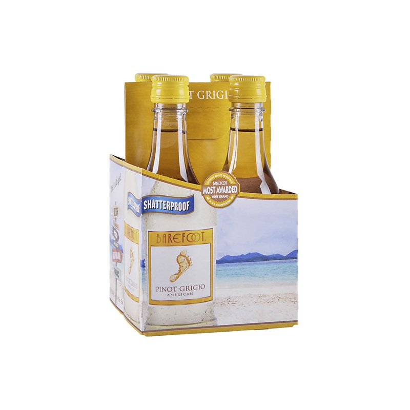Barefoot Pinot Grigio 4Pk 187ML